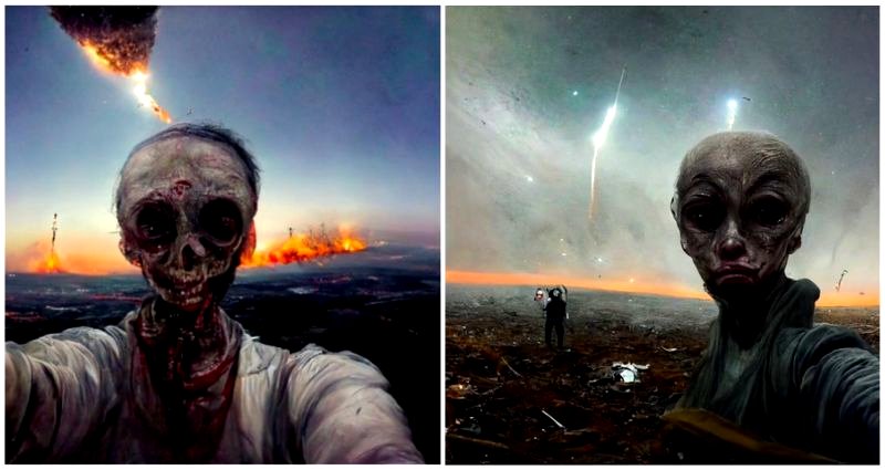 AI’s prediction of what last selfies on Earth would look like are total nightmare fuel