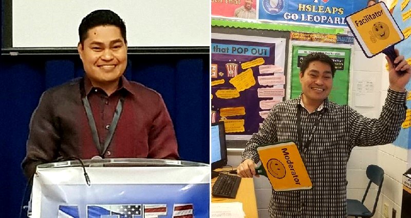 Philippine-born high school teacher receives top teaching honor in New York