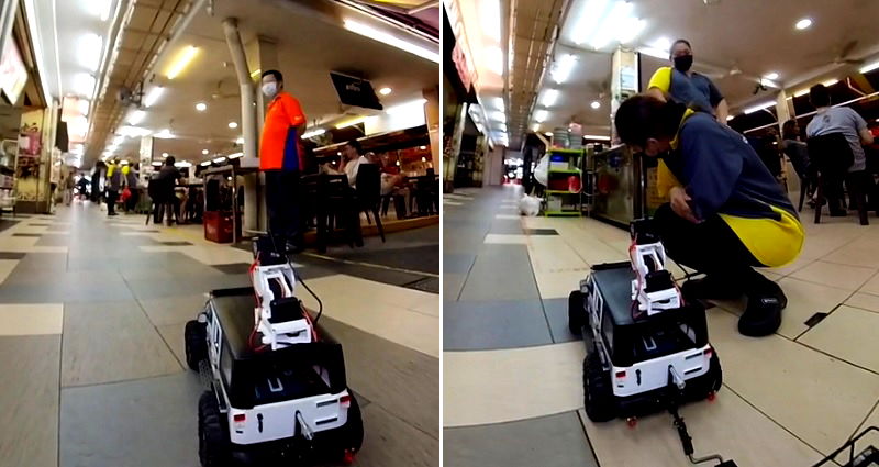 Singaporean TikTok user orders food with remote-controlled car in viral video