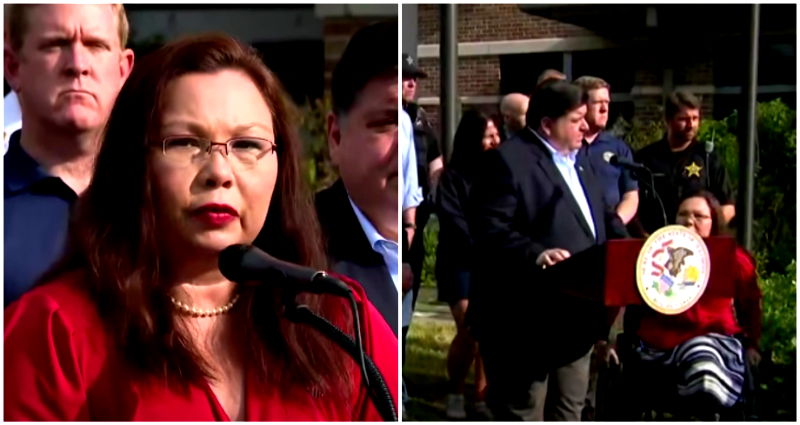 Sen. Tammy Duckworth says last time she heard gunfire like in Highland Park shooting was in Iraq War