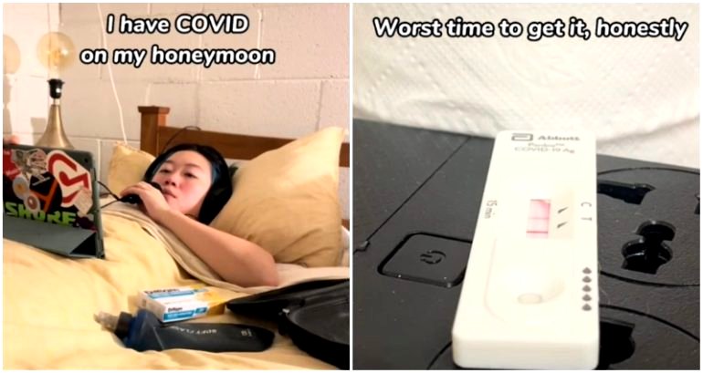 Singaporean TikTok user turns honeymoon COVID-19 diagnosis into clever song in viral video
