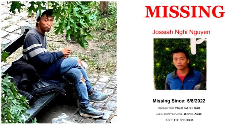 Parents of missing Georgia man photographed on streets of NYC call for public’s help