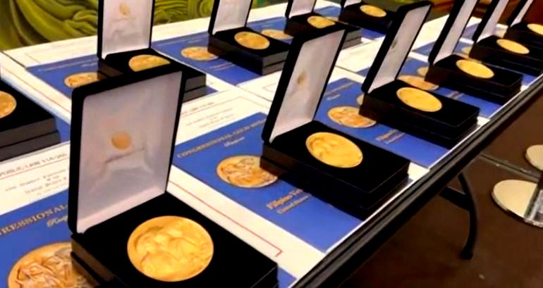 Families of 11 Filipino WWII vets receive Congressional Gold Medal after 76-year wait for recognition