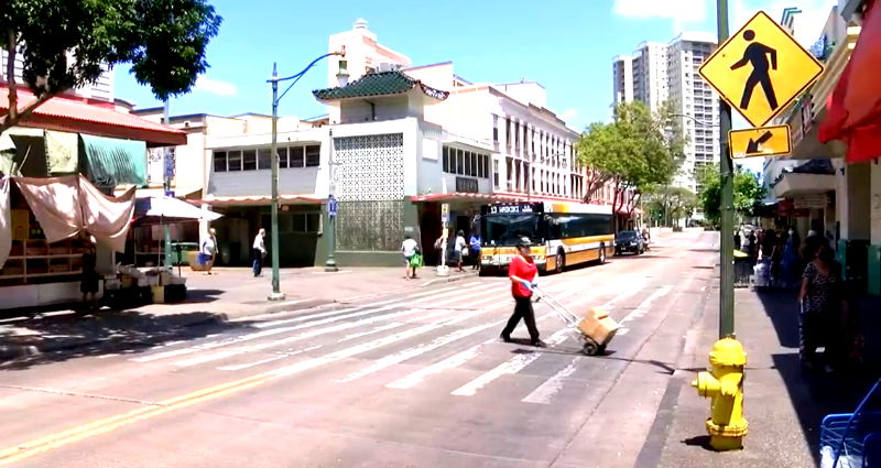 24-year-old woman fatally shot in the head at Chinatown bus stop in Hawaii