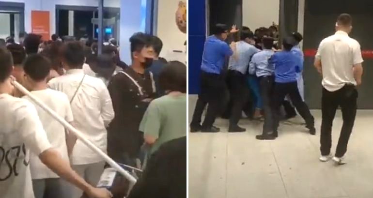 Viral video shows panicked shoppers attempting to escape an Ikea outlet in China during flash lockdown