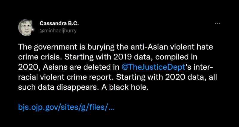 Fact check: US did not ‘bury’ data on anti-Asian hate crimes