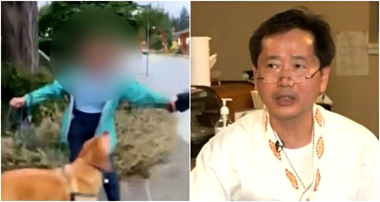 ‘Go back to China’: Vancouver restaurant owner yelled at, spat on by woman who let her dog pee on his door