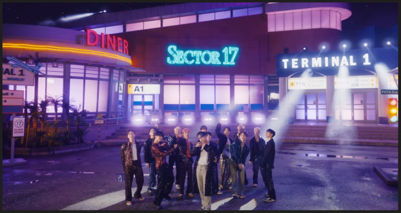 K-pop boy group Seventeen's repackage album 'Sector 17' lands at 