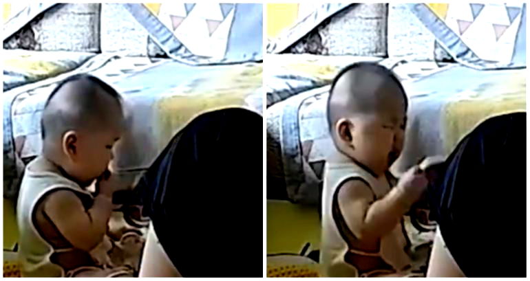 Viral video of baby eating poop while dad is distracted enrages and amuses millions in China