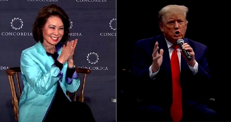Donald Trump lashes out at his ‘crazy’ former Transportation Secretary Elaine Chao