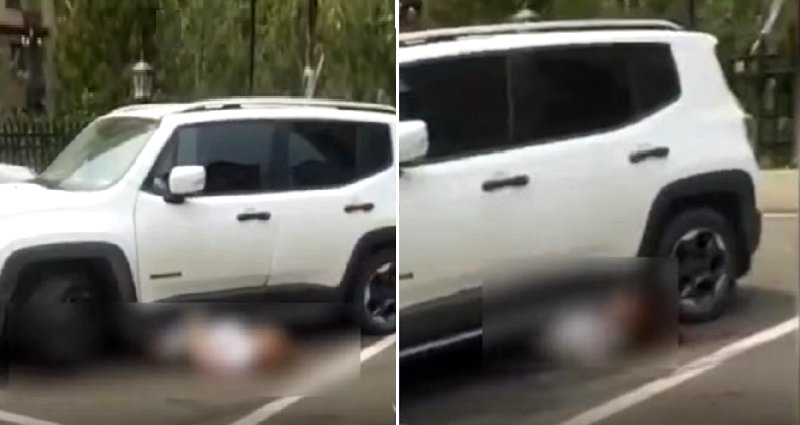 Man caught on video repeatedly running over his girlfriend with SUV arrested by Chinese police