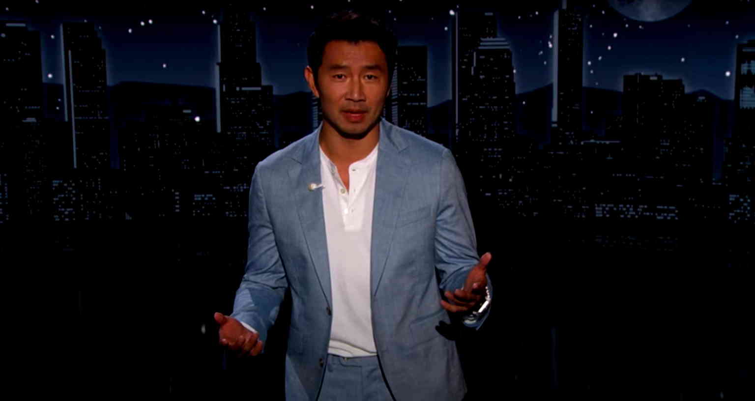 ‘Asian takeover!’: Simu Liu and Jimmy O. Yang share dim sum on ‘Jimmy Kimmel Live!’