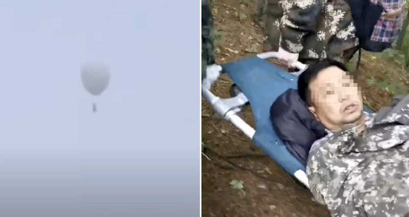 Chinese man rescued after drifting 200 miles over 2 days in runaway hydrogen balloon