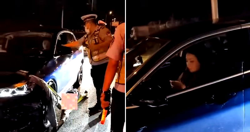 Drunk woman detained for dragging victim with her car for 1 kilometer in hit-and-run in China