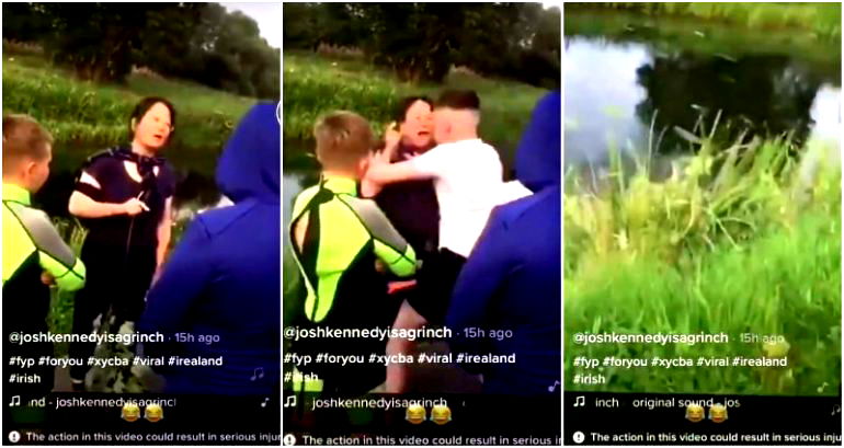 Teens found guilty of shoving Asian woman into canal in Ireland