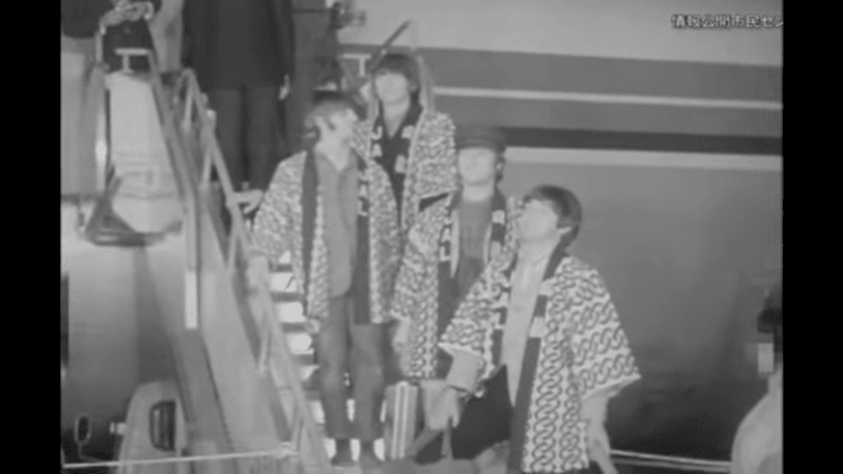 Never-before-seen footage of The Beatles’ 1966 tour of Japan released by Tokyo police