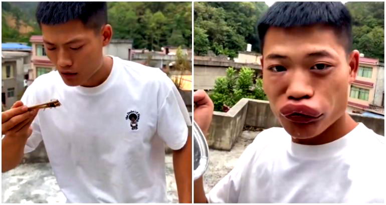 Chinese influencer banned from Douyin for eating a live wasp