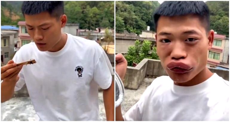 Chinese influencer banned from Douyin for eating a live wasp