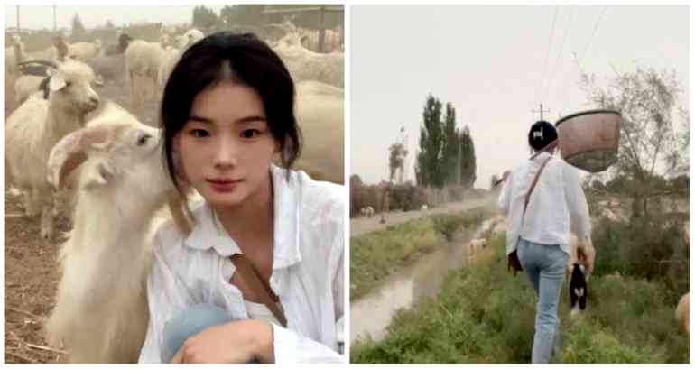 21-year-old woman shepherd in China dubbed ‘gentle desert butcher’ goes viral on Douyin