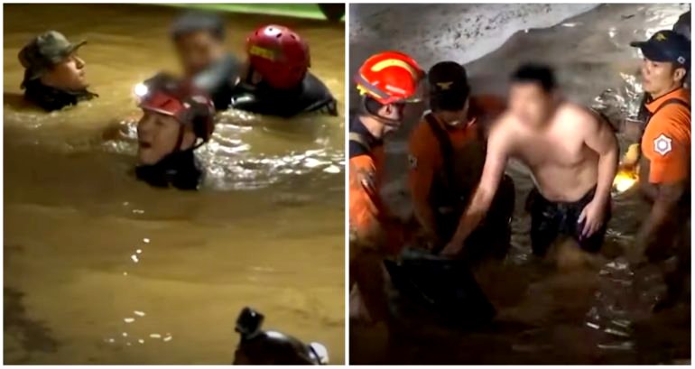 Typhoon Hinnamnor: 2 S. Koreans rescued after 12 hours clinging to pipes in flooded car park