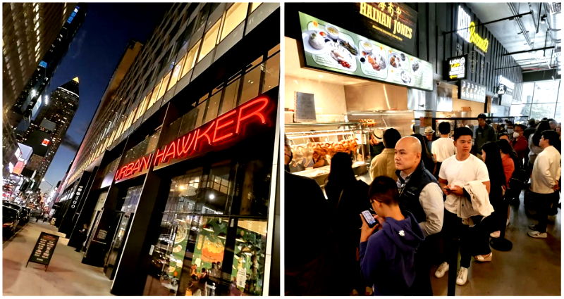 First Singaporean hawker center in the US opens in 14,000-square-foot New York City space