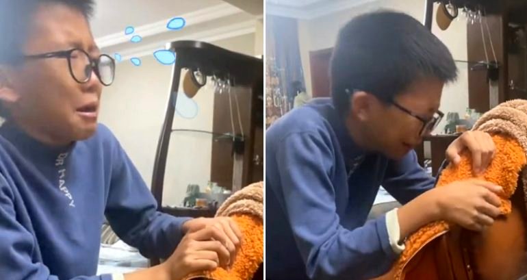 Chinese boy goes viral for crying in frustration while teaching his stubborn sister math