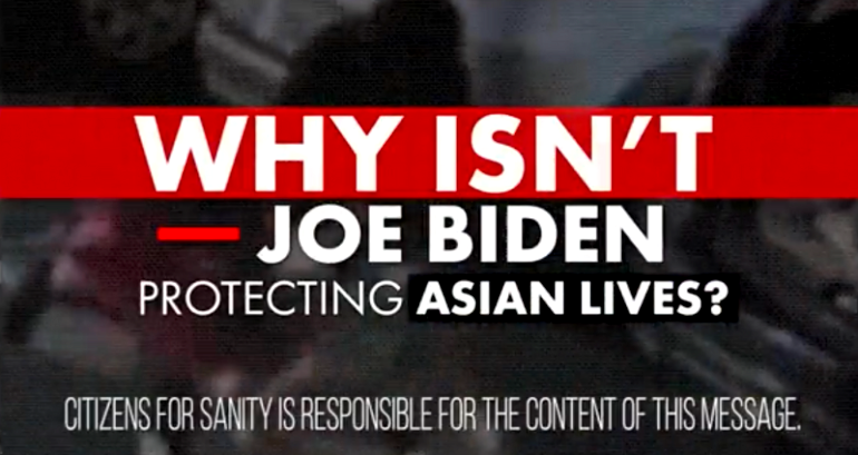 ‘Asian Lives Matter’ Republican ad blames Biden for anti-Asian hate