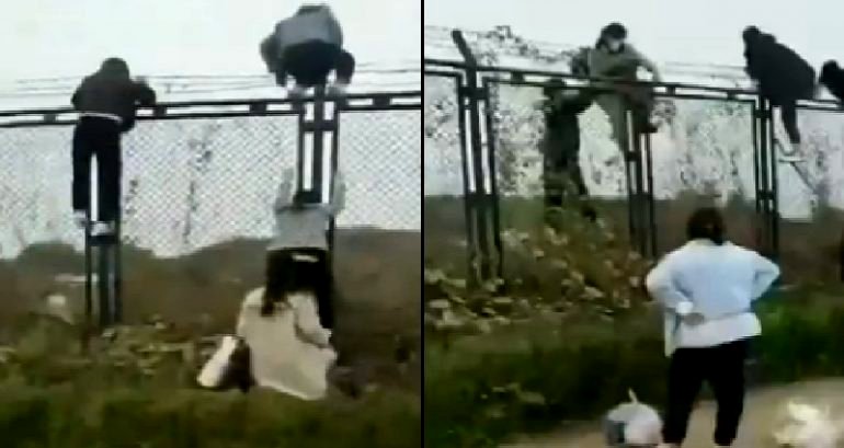 Workers filmed fleeing major iPhone factory in China