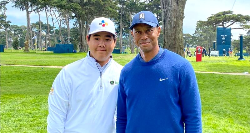 21-year-old South Korean golfer Tom Kim matches Tiger Woods with historic feat last achieved in 1996