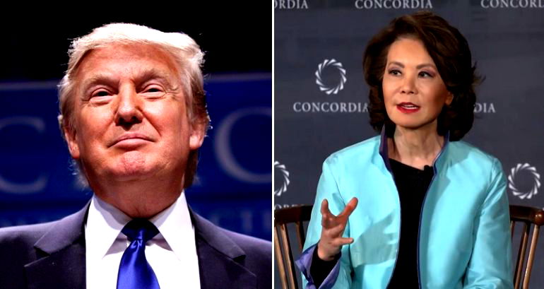 Trump calls Elaine Chao ‘Coco Chow’ in latest attack on Mitch McConnell