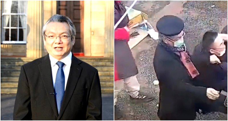 China’s chief UK diplomat in Manchester involved in assault of Hong Kong protester at consulate