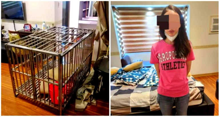 Kidnapped Chinese woman escapes after being locked in dog cage for 20 days in the Philippines