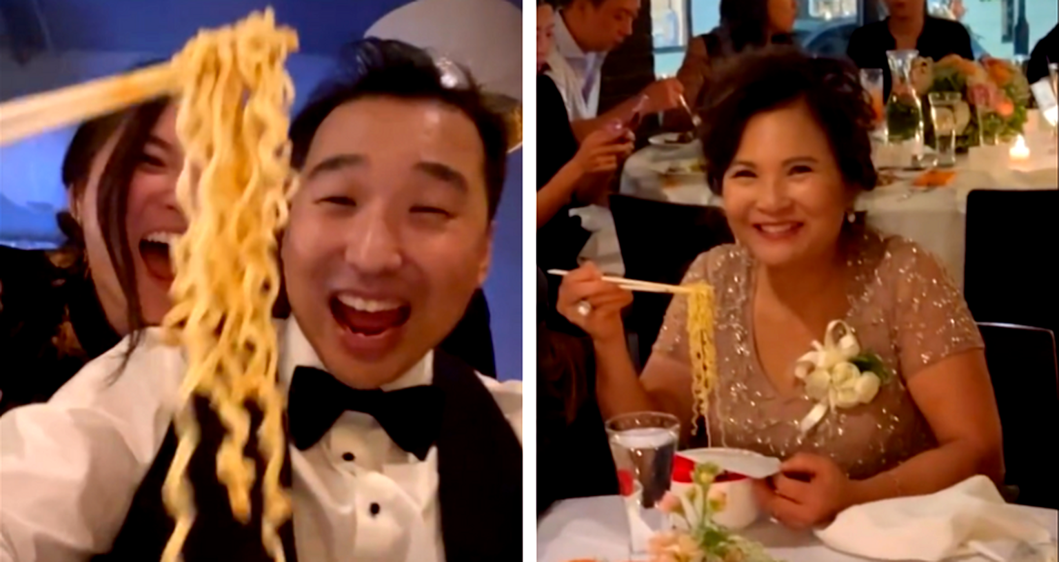 Name a better combo: Asian wedding with ramen bar is a hit on TikTok