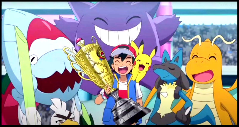 Ash Ketchum finally becomes the greatest Pokémon trainer in the world