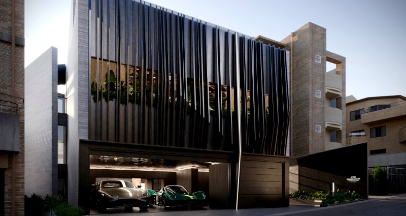 Take a look inside Aston Martin’s 4-story private home in Tokyo, its first luxury property in Asia