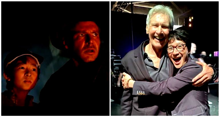 Ke Huy Quan defends ‘Temple of Doom’ from racism accusations; recalls reunion with Harrison Ford