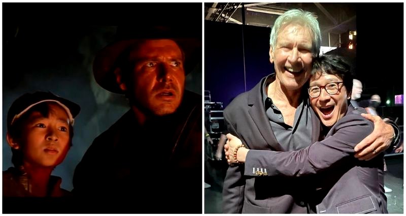 Ke Huy Quan defends ‘Temple of Doom’ from racism accusations; recalls reunion with Harrison Ford