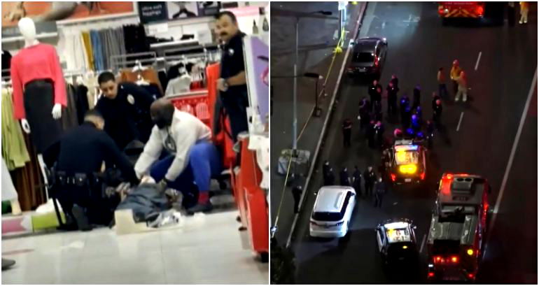 Woman and child in critical condition after stabbing at Los Angeles Target
