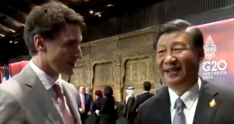 Chinese President Xi videoed confronting Canada PM Trudeau at G20 Summit