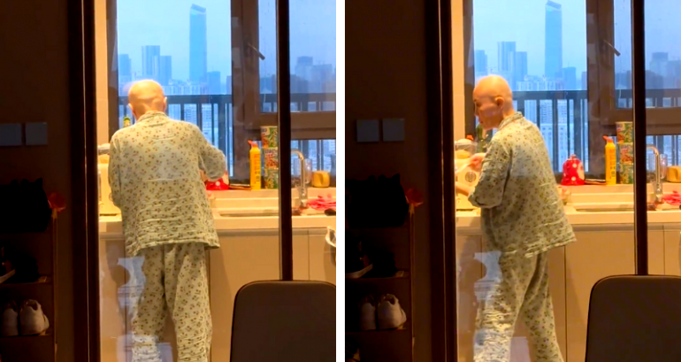 Man’s video of his terminally ill mother cooking him one last meal touches netizens’ hearts