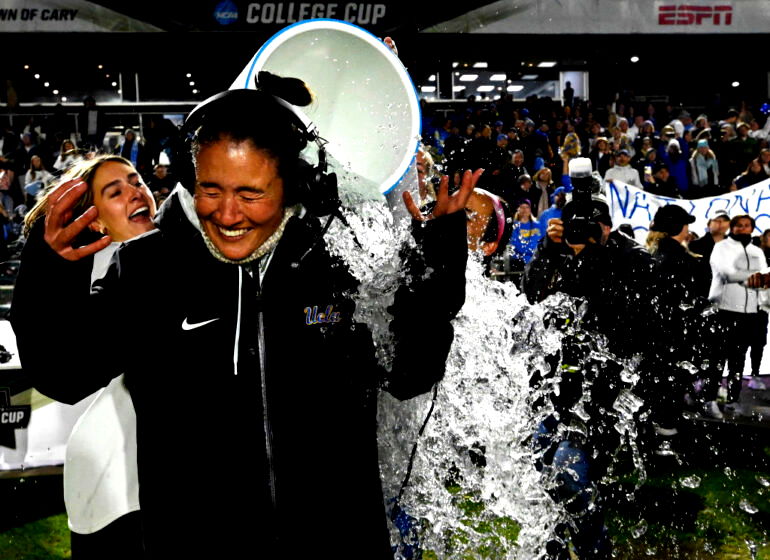 UCLA women’s soccer coach makes history as Bruins win NCAA championship