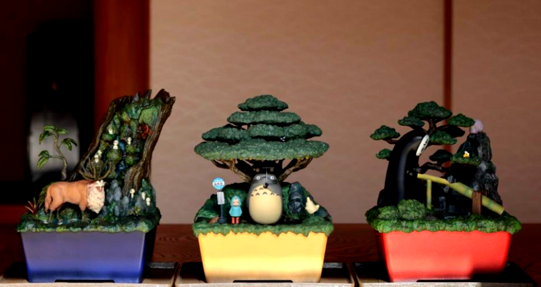 Studio Ghibli bonsai fountains are here to bring tranquility to your home