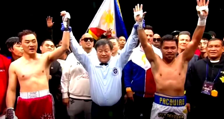 Manny Pacquiao dominates YouTuber DK Yoo in return to the ring