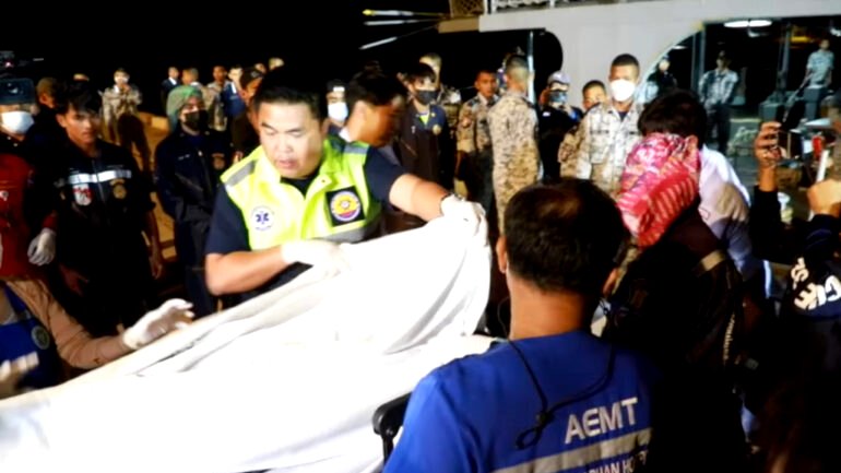 Warship sinks in Gulf of Thailand, leaving 5 dead and 24 missing