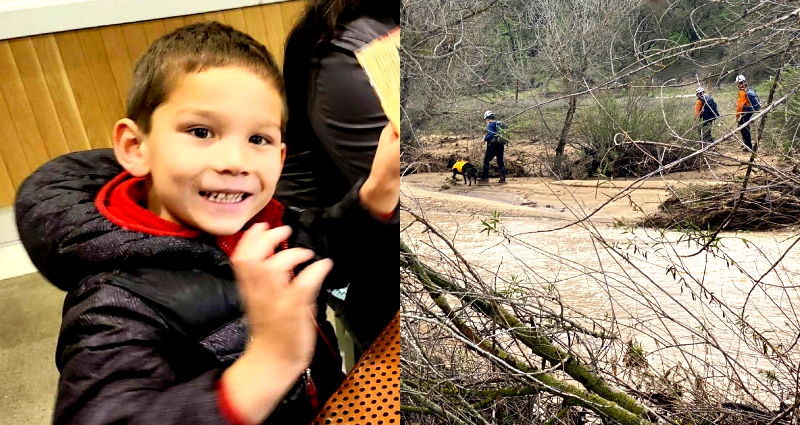 Search continues for 5-year-old swept away from mother’s arms in California flood