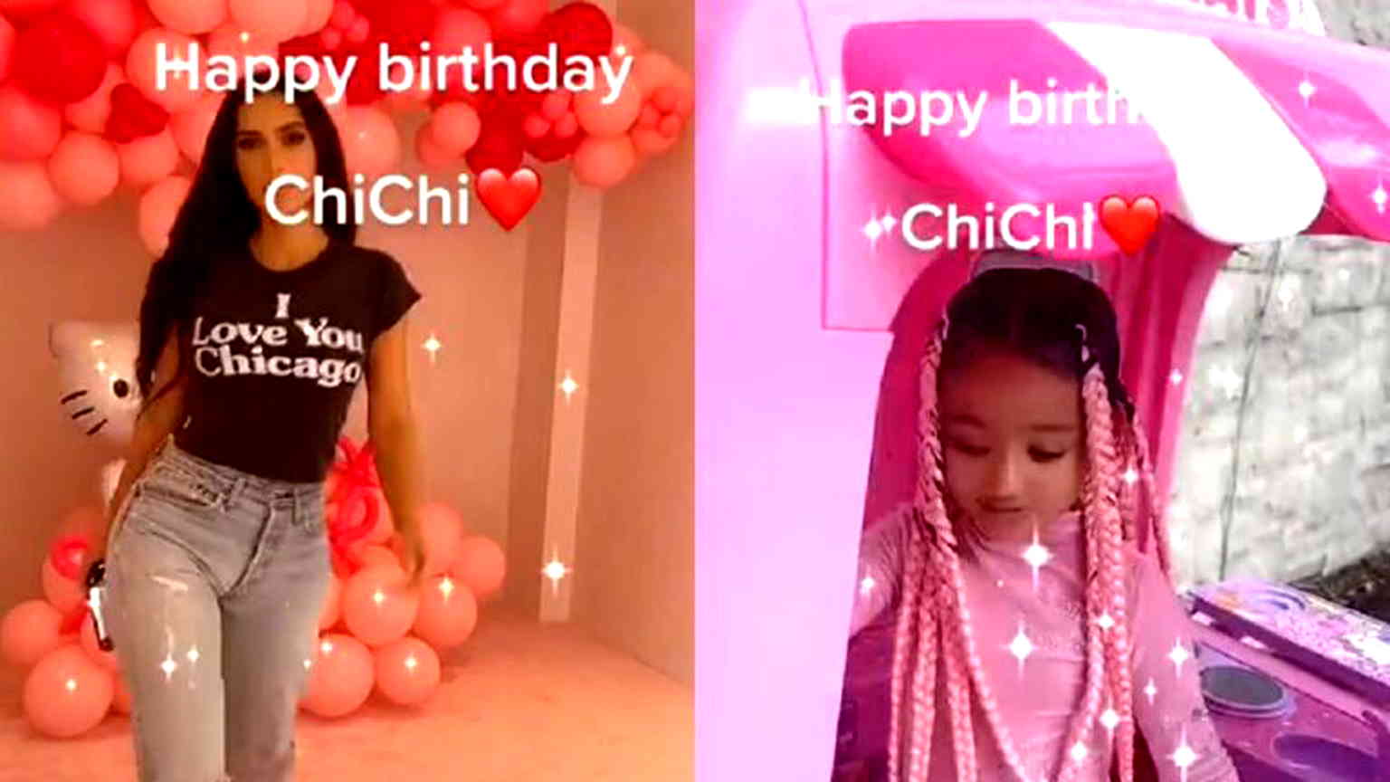 Kim Kardashian throws extravagant Hello Kitty-themed birthday party for daughter Chicago
