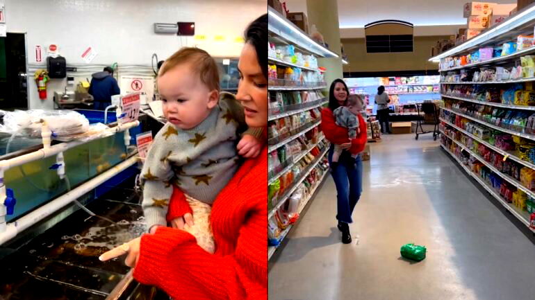 Olivia Munn garners both praise and backlash after taking son to his first Asian market