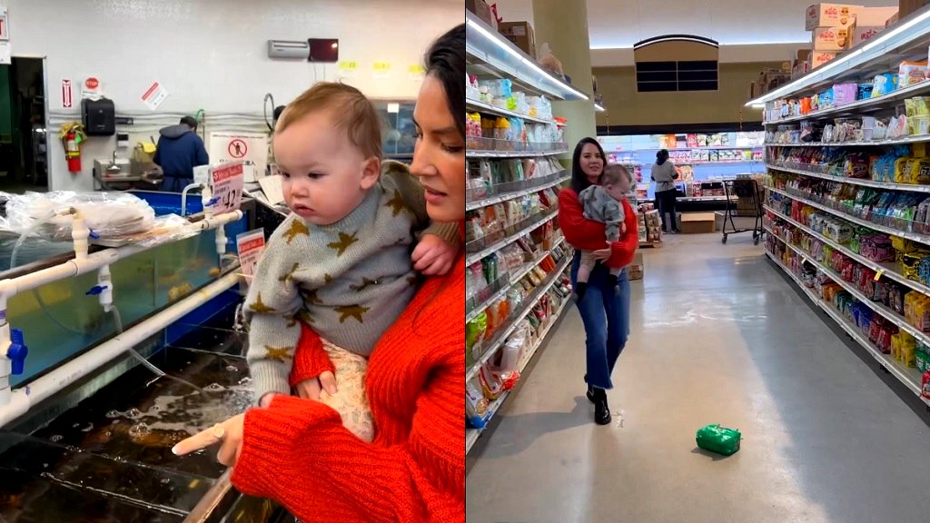 Olivia Munn garners both praise and backlash after taking son to his first Asian market