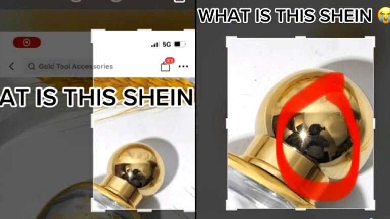 Shein takes down product listing after TikTok user spots racy reflection on bottle cap