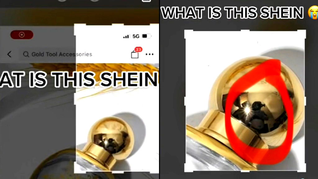 Shein takes down product listing after TikTok user spots racy reflection on bottle cap